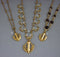 Necklaces with small khanda / adi shakti pendants